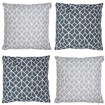 Water Resistant Geometric Cushions for Patio