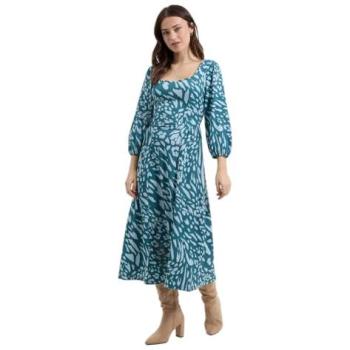 Dorothy Perkins Animal Print Sweetheart Dress (Size 12)
