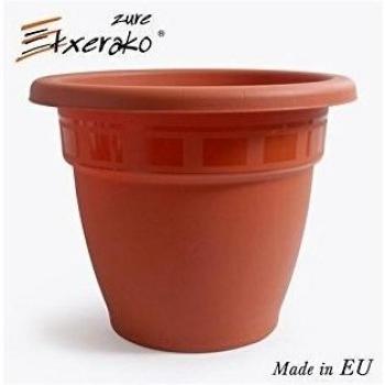 Maceta Squares Dem   Marrón