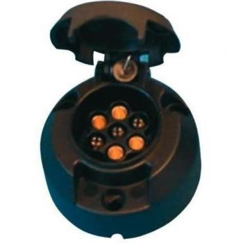 Toma 12 V 7‑Polos FREI KFZ para Tracción y Remolque