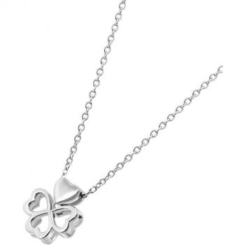 Collar de Plata con Motivo Trébol Time Road WS03282/45