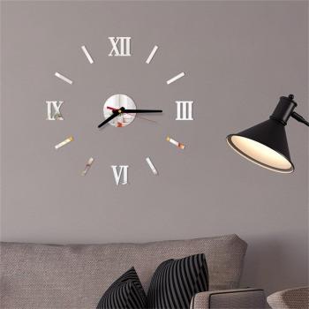Horloge Murale Moderne Miroir 3D