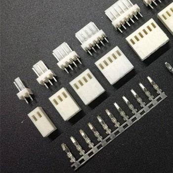 KF2510: Juego de 10 conectores 2,54 mm (2‑6 P), pin recto + carcasa + engarce