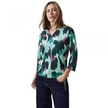 Adriatic grünes 3/4-Arm-Shirt von Cecil