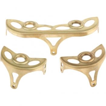 Accessoires de réparation pour saxophone alto en métal (3 pièces)
