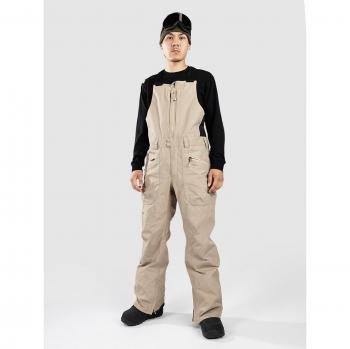 Men’s Burton Summit GORE‑TEX Bibs – L, Taupe (Reserve)