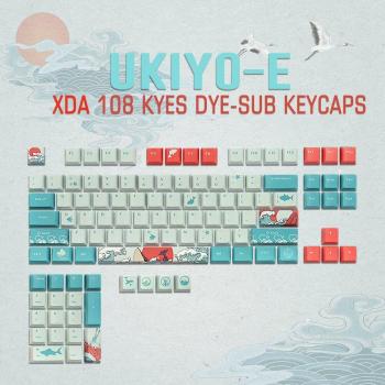 Cherry MX Compatible Ukiyo-e Keycap Set