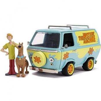 Scooby-Doo Mystery Machine in scala 1:24 die-cast con personaggi di Scooby e Shaggy