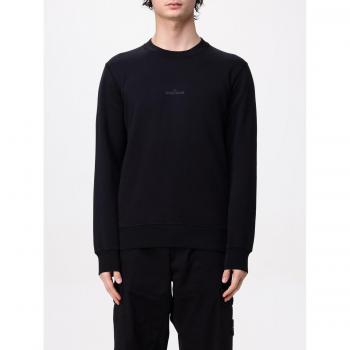Stone Island 2XL Black Crewneck Sweatshirt – Men's Collection
