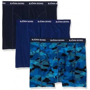 Bjorn Borg Men's 3-Pack Navy Boxer Briefs, Size: XXXL