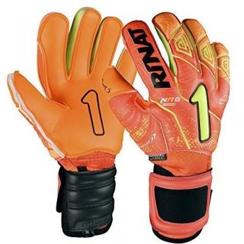 Rinat Adult Kancerbero ETNIK FT Pro Handschuhe für Torwart im Fußball, Neon Orange/Gelb, Größe 11