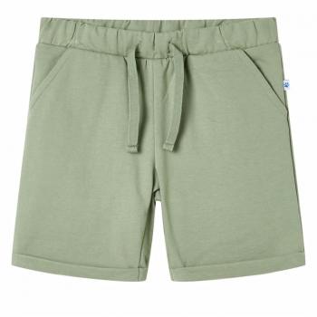 VidaXL Girls' Shorts with Drawstring Light Khaki 128