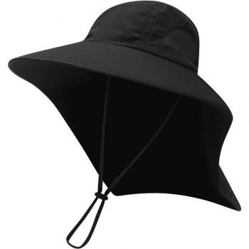 VividSun Wide-Brim Hiking Bucket Hat – UPF 50+ Breathable Mesh