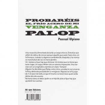 Probaréis el frío acero de mi venganza (Tapa blanda).