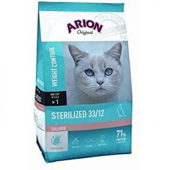 Original Sterilized Cibo Secco Arion Salmone 7,5 Kg per Gatti