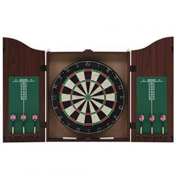 Sisal Steel Professional Dartboard with Cabinet