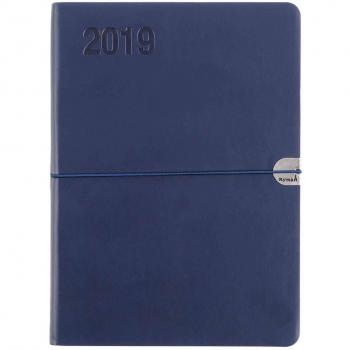 Ryman Flexi Soft Touch Navy Diary – 1 Page Per Day (A5)