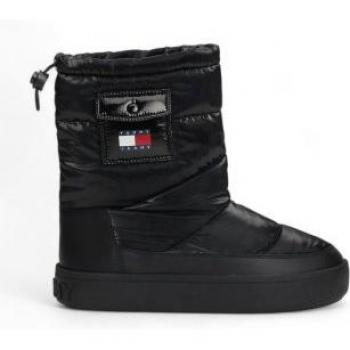 Tommy Jeans Botte Noire Matelassée Taille 39 Femelle