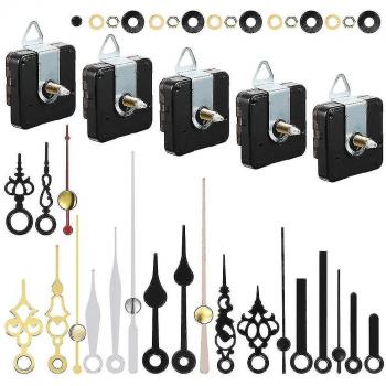 Horloge Murale Quartz DIY – 5 pièces de mouvement, 7 modèles d’aiguille