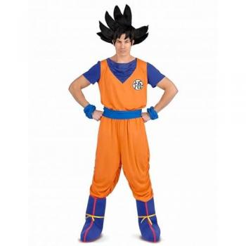 Disfraz Goku Adulto (Camiseta, fajín, pantalón, cubrebotas y brazaletes)