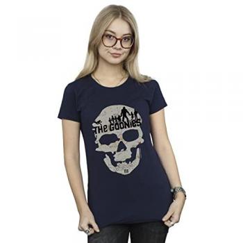 Skull Map Cotton T‑Shirt for Her