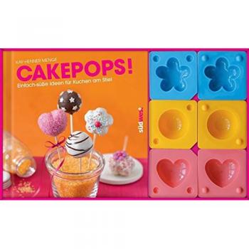 Cakepops-Set: Einfach-süße Ideen für Kuchen am Stiel. Buch mit 3 Cakepop-Formen