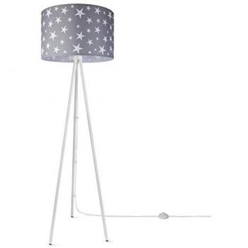 Lampada da Terra per Bambini con Paralume Stelle e Luna