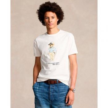 T-shirt Polo Ralph Lauren blanc avec imprimé taille XXL