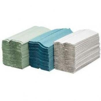 Maxima Green C-Fold Hand Towel 1-Ply Green 144x20 Pack of 1380