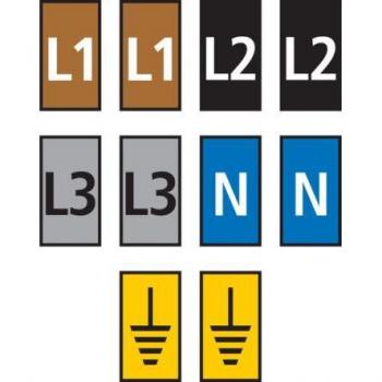 WIC1-L1,L2,L3,N,Terre-PA66-MIX de HellermannTyton