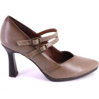 Piel Desireé Syra22 Tacones de Mujer Taupe