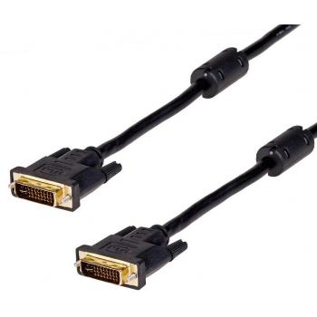 DVI 24 + 5 A de Akyga – Cable AV 1,8 m (Negro)