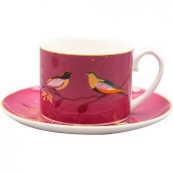 Platillo de porcelana de hueso para taza