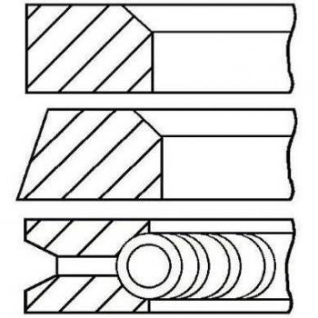 Jeu de segments GOETZE ENGINE ALFA ROMEO 08-110200-00