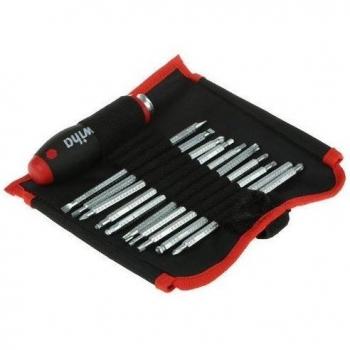 Wiha Bolso de Destornilladores Hojas Intercambiables 12 Piezas Herramientas