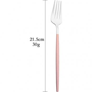 Colección de Tenedores y Cuchillos Rosados