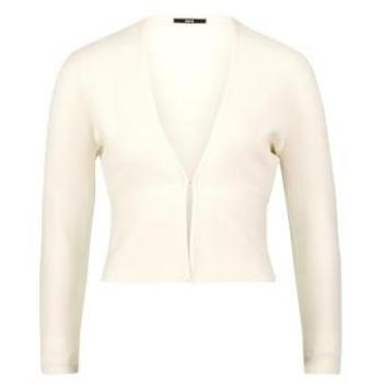 Offwhite V‑Ausschnitt‑Strickjacke Zero