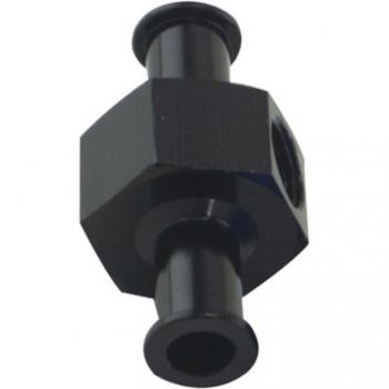 Indicador de Presión de Combustible en Acero con Adaptador Púa 3/8” y Puerto 1/8” N84F