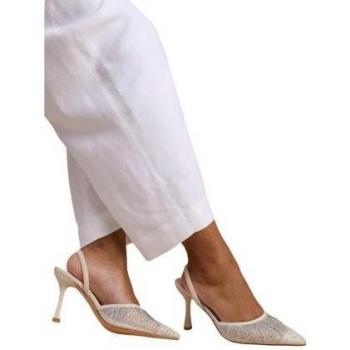 Sandales de plage à sangle, faux cuir, modèle California Diamant, taille 6 (UK), beige