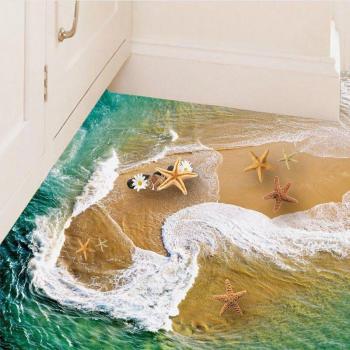 3D Starfish Floor and Wall Sticker
