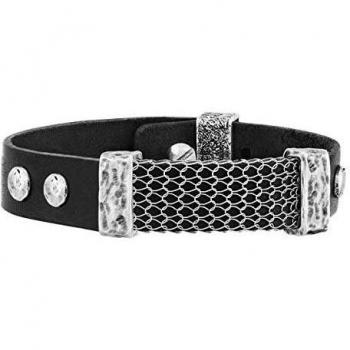 Herren-Armband „Rebel Soul“ – Seven-24, Stahl & Leder, SVRS03-BL17