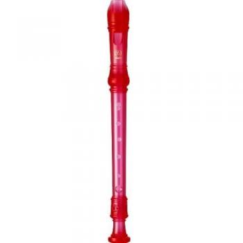 Yamaha YRS20B Red Descant Recorder with Baroque Fingering