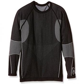 CMP Junior Seamless Long Sleeve Base Layer Black 6-8 Years
