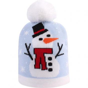 Chapeau de Noël décoratif tricoté