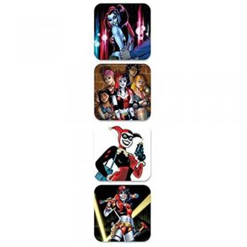 Pack 4 verres à thé Harley Quinn – Série DC Comics