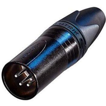 Neutrik XLR Stecker 4-polig männlich schwarz
