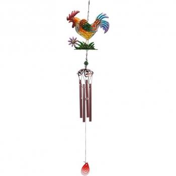 Carillon en métal avec ornements de coq pour extérieur et intérieur
