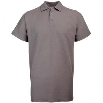 Rty Men's 5-Card Pack Heavyweight Piqué Polo – Short Sleeve – Grey – M