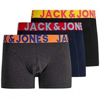 Jack&Jones 3er-Set Boxershorts Crazy Solid 12151349 Bunt M Herren