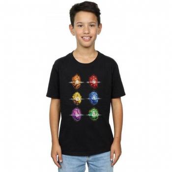 T-shirt ragazzi Avengers Infinity War cotone con pietre dell'infinito